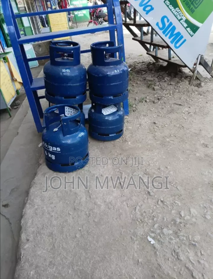 Empty and Refilled Gas Cylinders