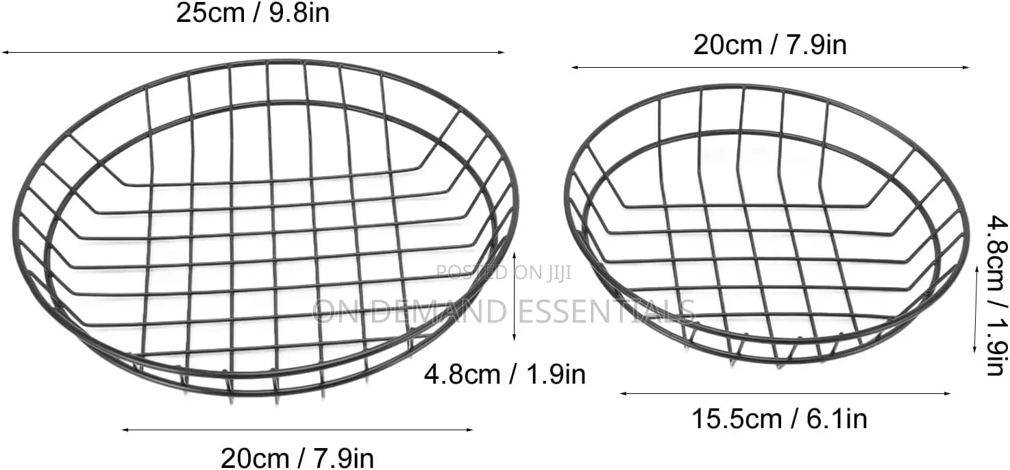 Fries Basket, French Fries Strainer Holder for Serving