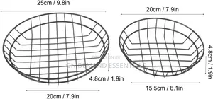 Fries Basket, French Fries Strainer Holder for Serving