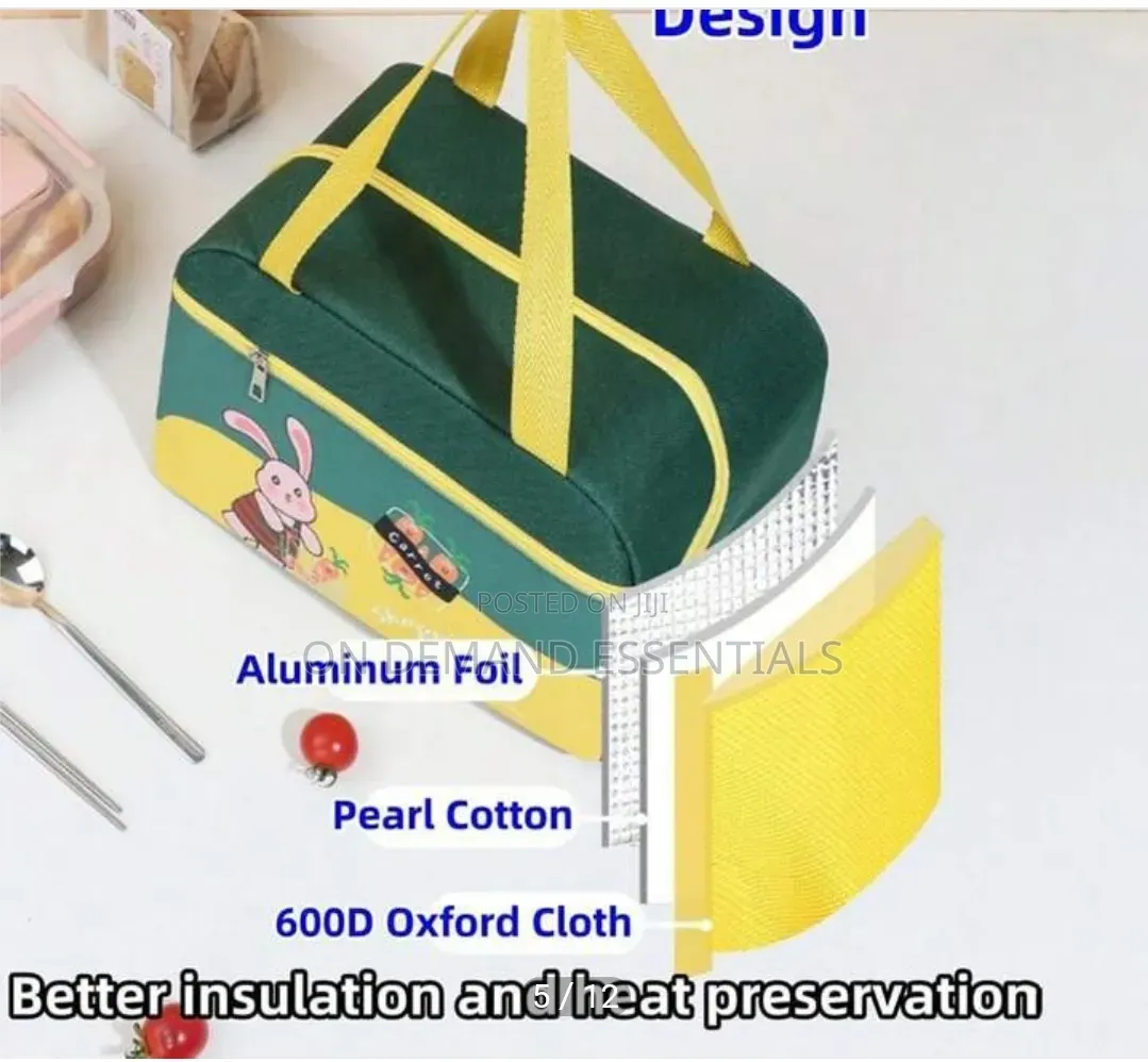 Oxford Cloth Insulated Lunch Bag for Kids