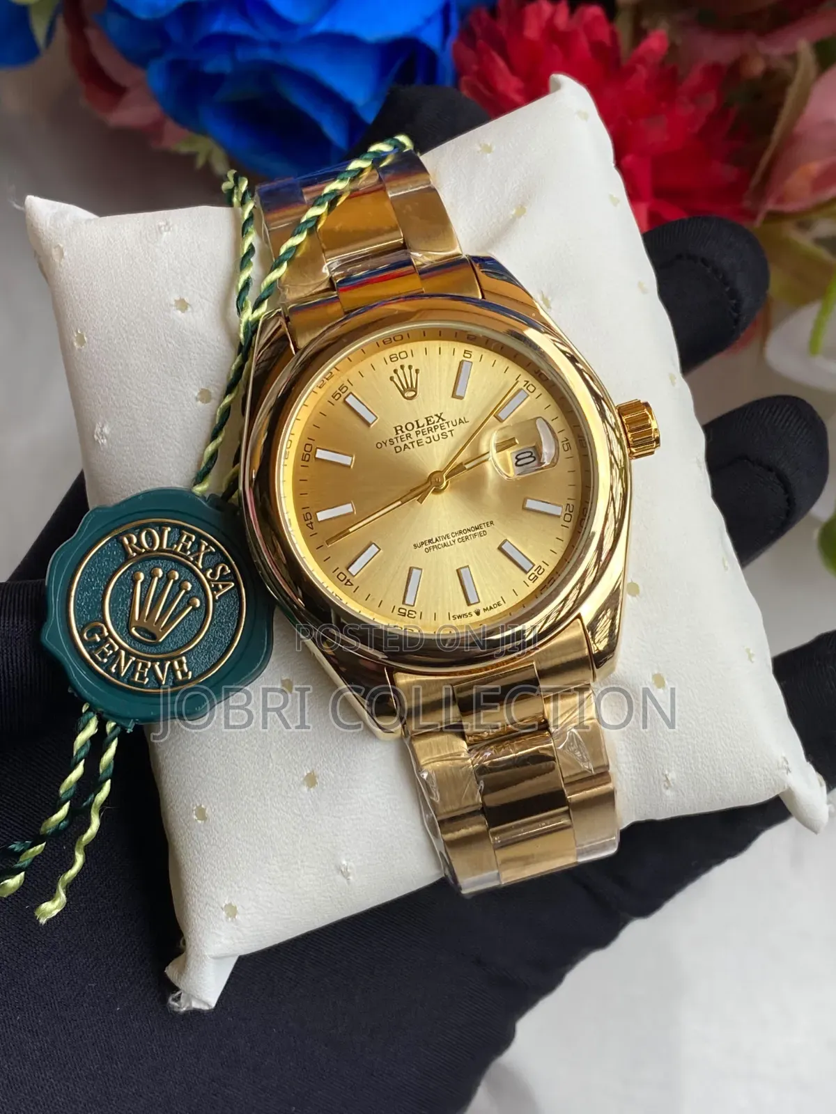 Rolex Stainless Steel Day Date Watch
