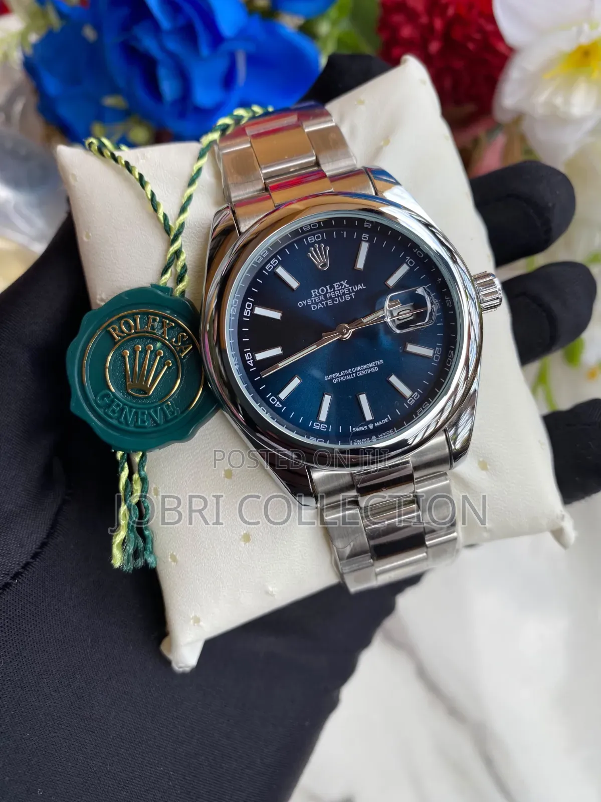 Rolex Stainless Steel Day Date Watch