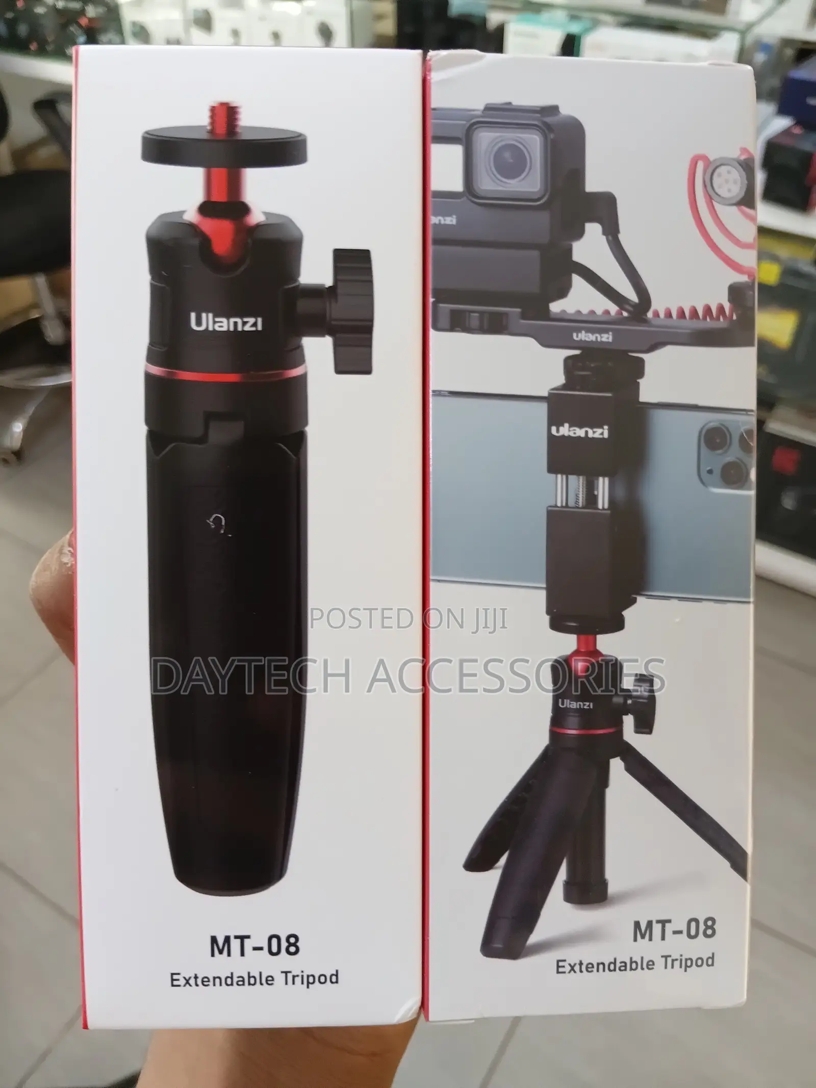 Ulanzi MT-08 2-in-1 Extensible Desktop Tripod Handle - Black