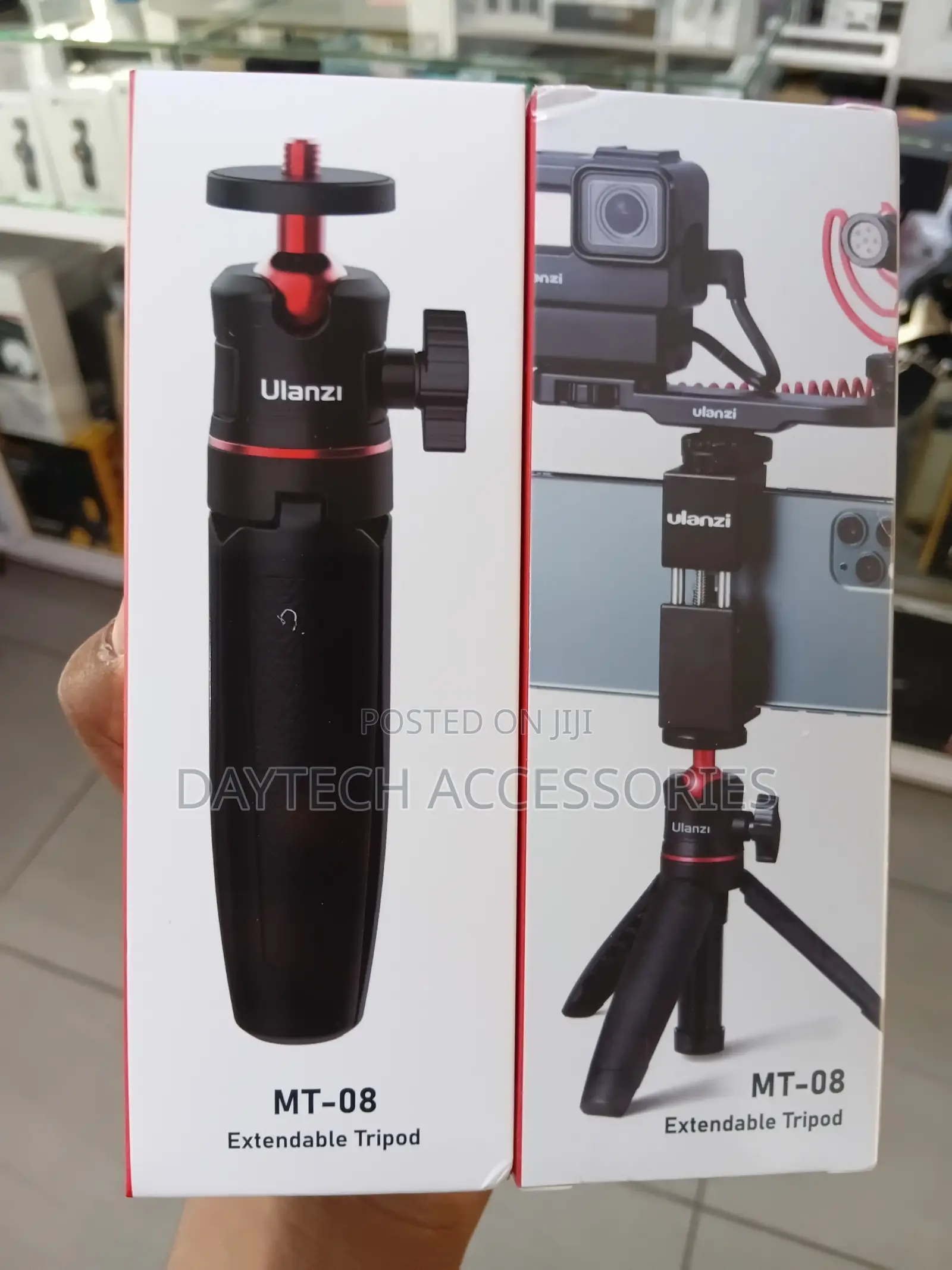 Ulanzi MT-08 2-in-1 Extensible Desktop Tripod Handle - Black