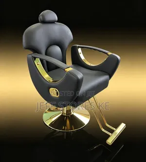 Black Reclining Salon/Male Up/Lash Chair