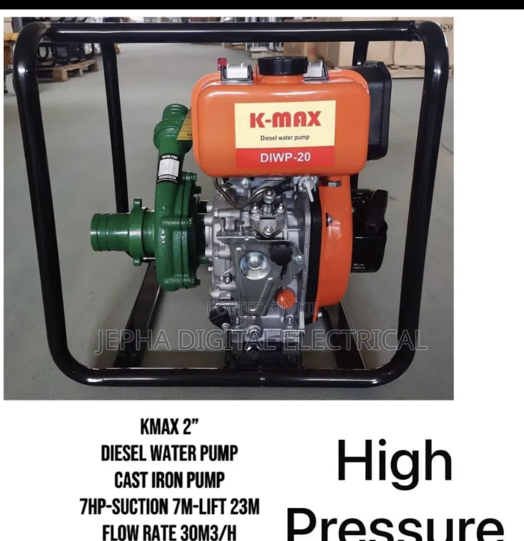 Diesel Kmax 2inch High Pressure Water Pump