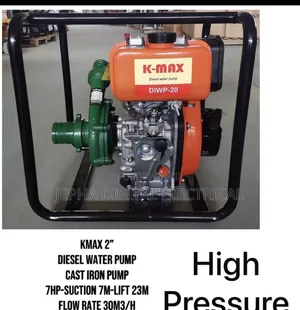 Diesel Kmax 2inch High Pressure Water Pump