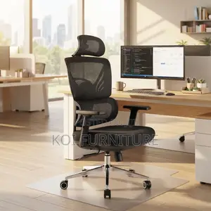 Office Chairs; Executive High Orthopedcic Chair With Adjusting Armrest