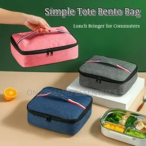 Large Square Oxford Insulated Lunch Bag