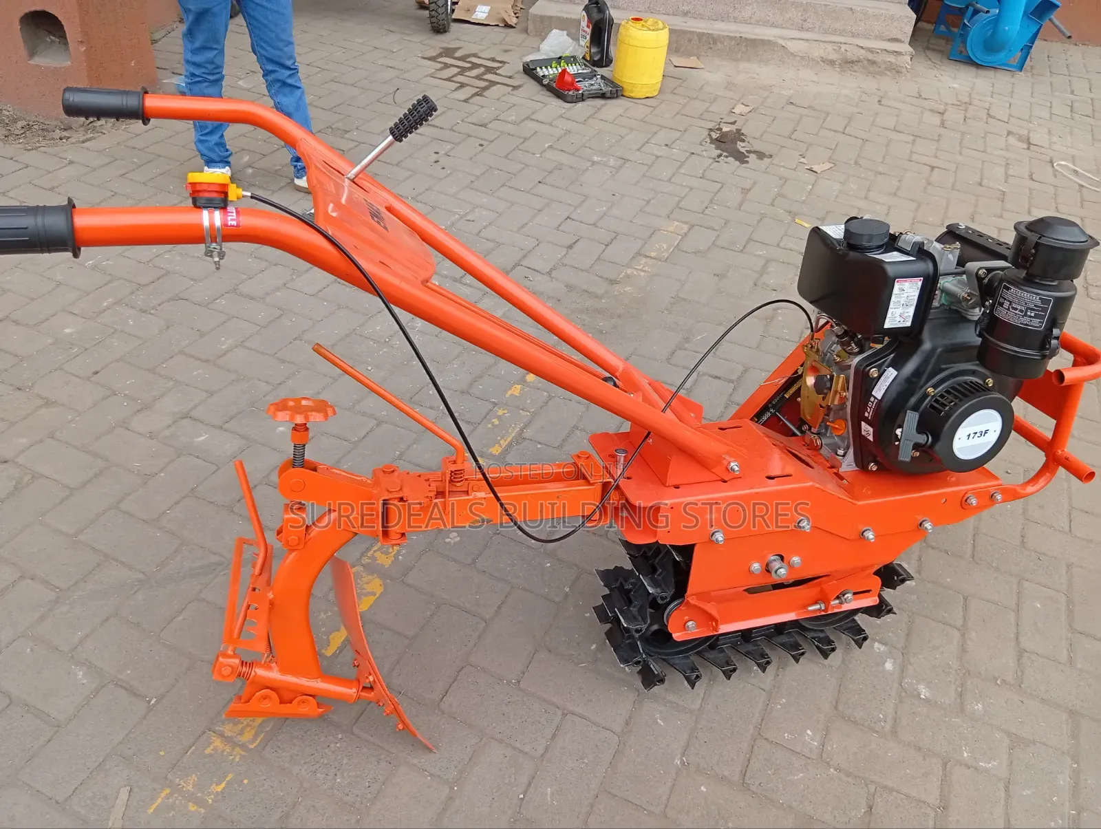 Diesel Powered Chain Tiller