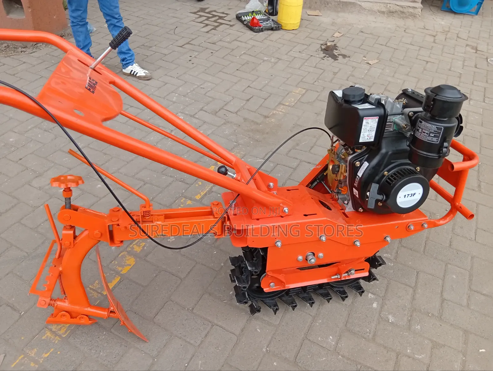 Diesel Powered Chain Tiller
