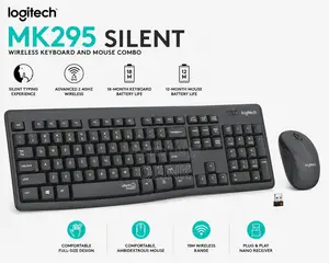 Logitech MK295 Silent Wireless Keyboard and Mouse Combo - 920-009800