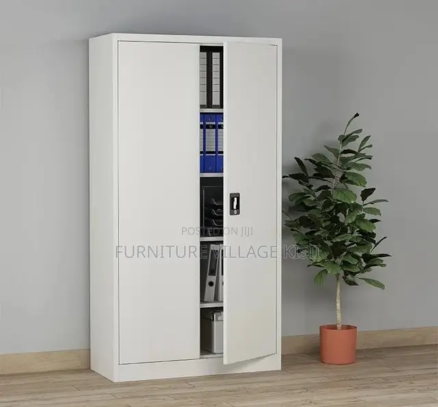 Office Cabinet; 2 Door Full Metallic Storage Cabinet