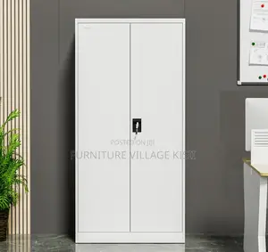 Office Cabinet; 2 Door Full Metallic Storage Cabinet