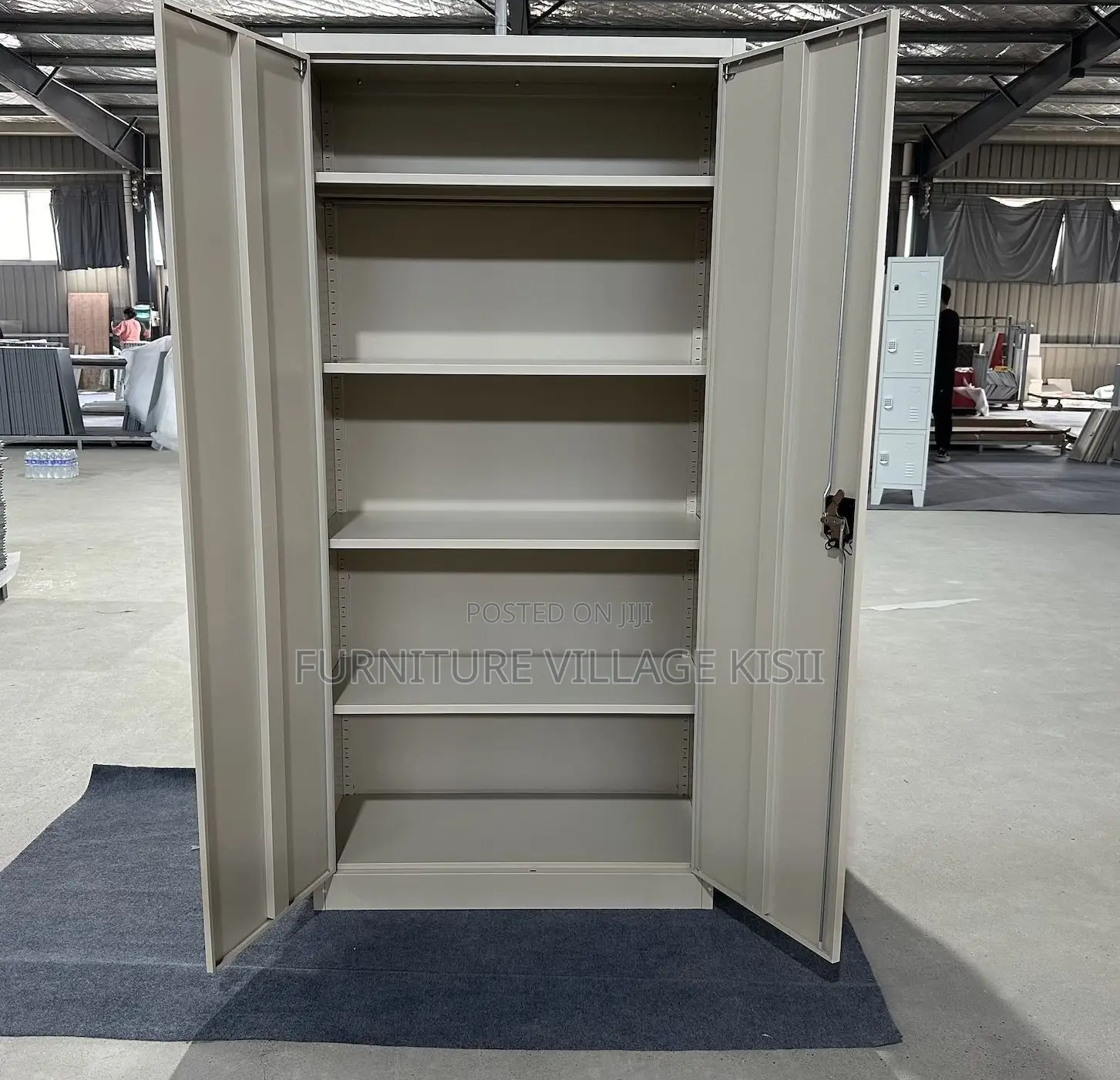 Office Cabinet; 2 Door Full Metallic Storage Cabinet