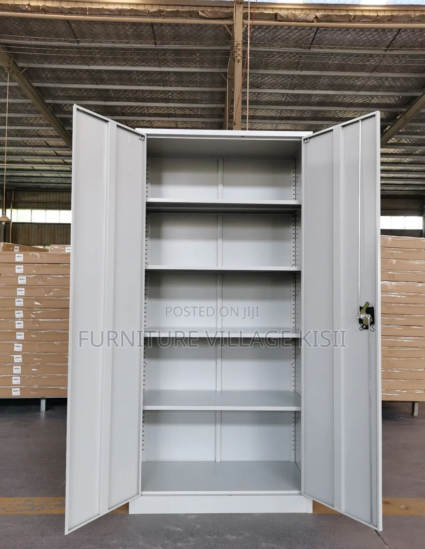 Office Cabinet; 2 Door Full Metallic Storage Cabinet