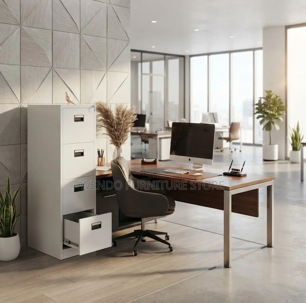 Office Cabinet; Four Lockers Steel Office Performance Cabinet