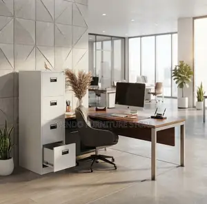 Office Cabinet; Four Lockers Steel Office Performance Cabinet