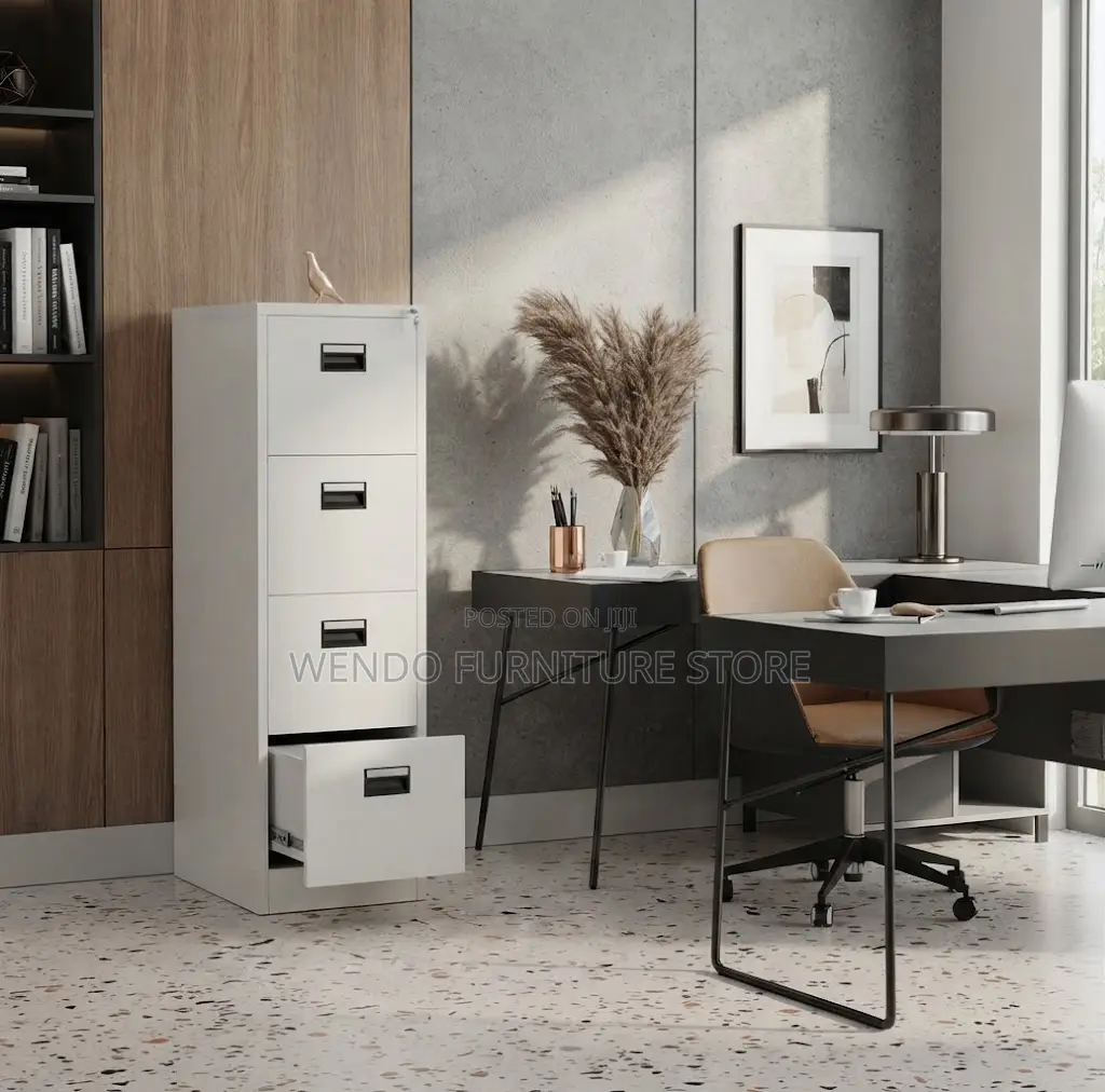 Office Cabinet; Four Lockers Steel Office Performance Cabinet