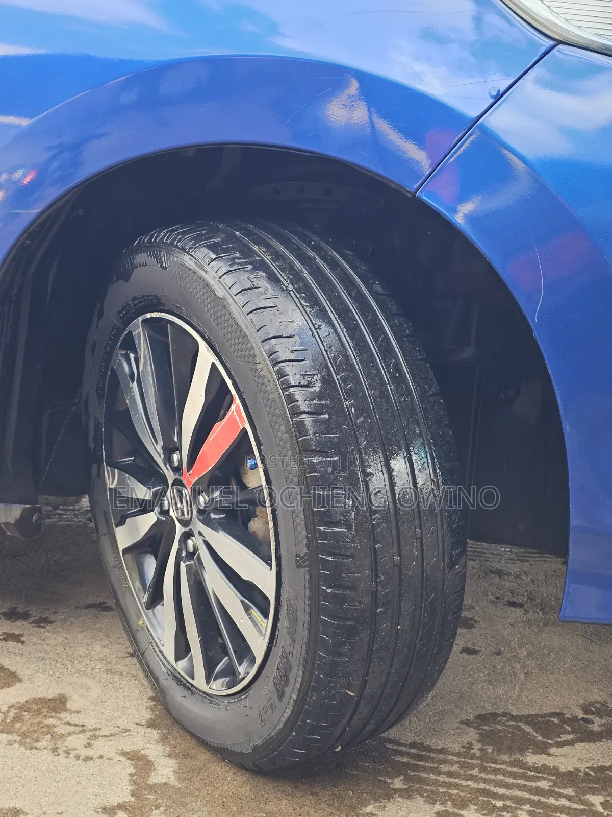 Honda Fit 2017 Blue
