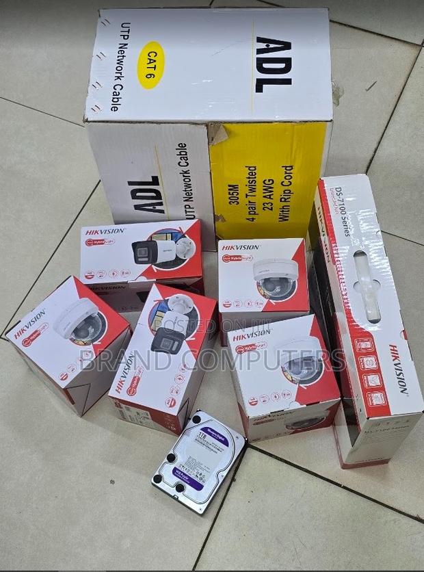 Hikvision IP 4-Camera 1080P Smart Hybrid Light CCTV Kit