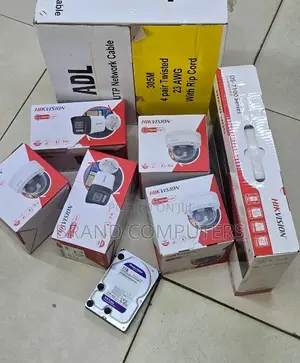 Hikvision Smart Hybrid CCTV Camera 4 Channel Full Kit