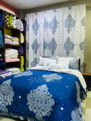 6×7 Curtain Duvet Complete Set - Pt