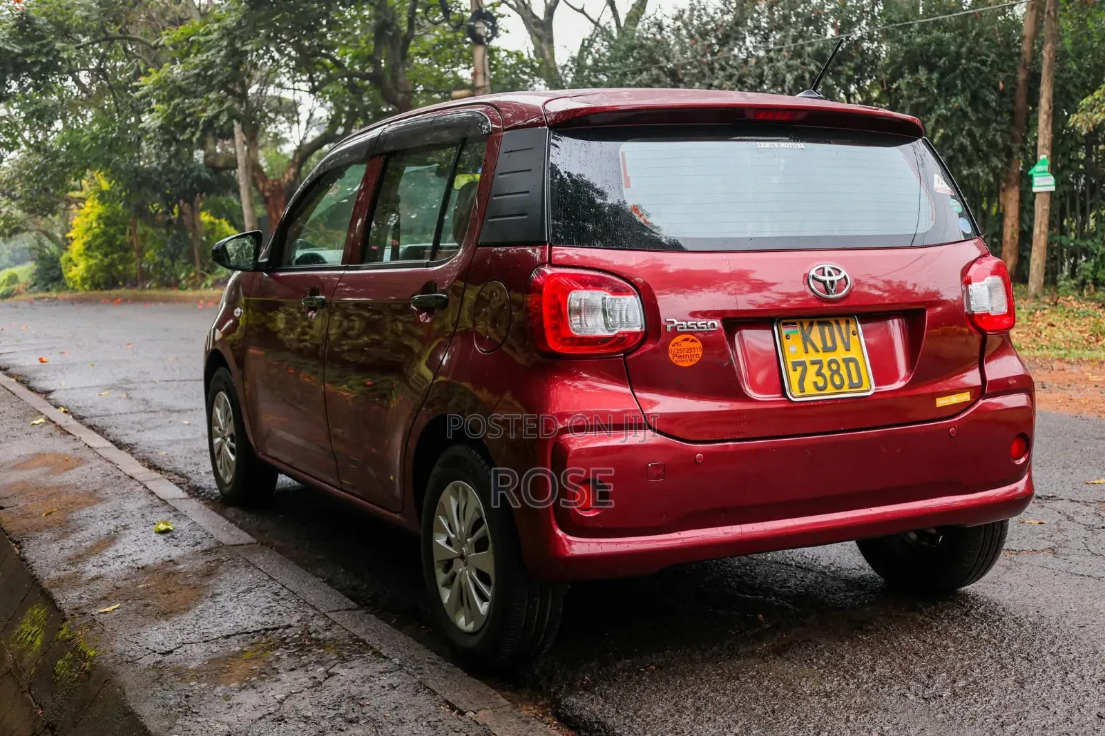 Toyota Passo 2018 Maroon