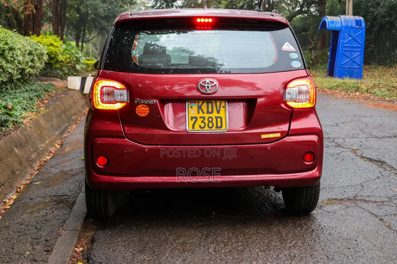 Toyota Passo 2018 Maroon