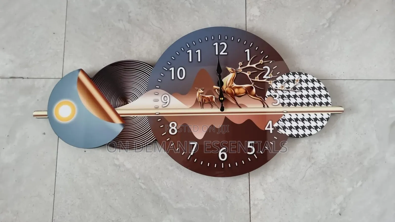 80x40cm Decor Wall Clock