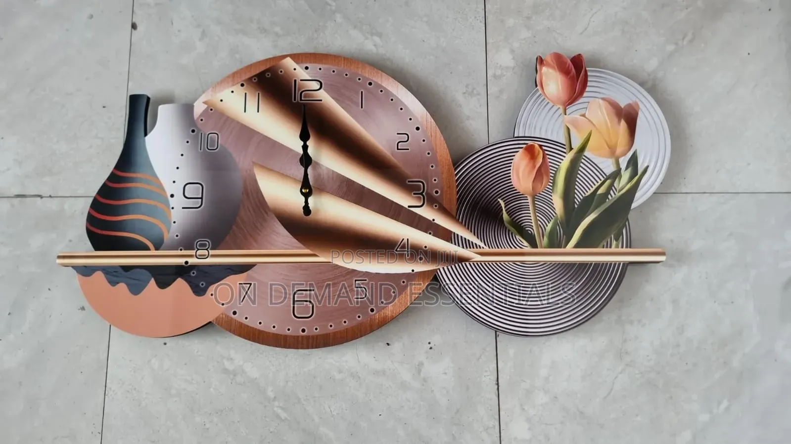 80x40cm Decor Wall Clock