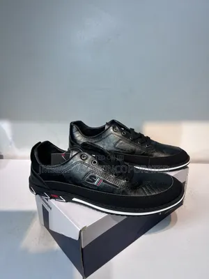 Casual Black Leather Shoes