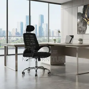 Office Chairs; Mesh Adjustable Home Office Headrest Chair