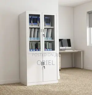 Office Cabinet : 2-Door Steel Cabinet