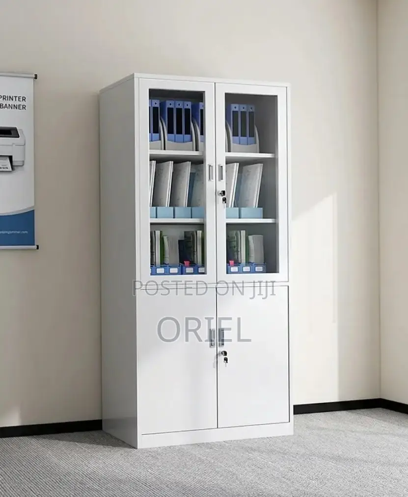 Office Cabinet : 2-Door Steel Cabinet
