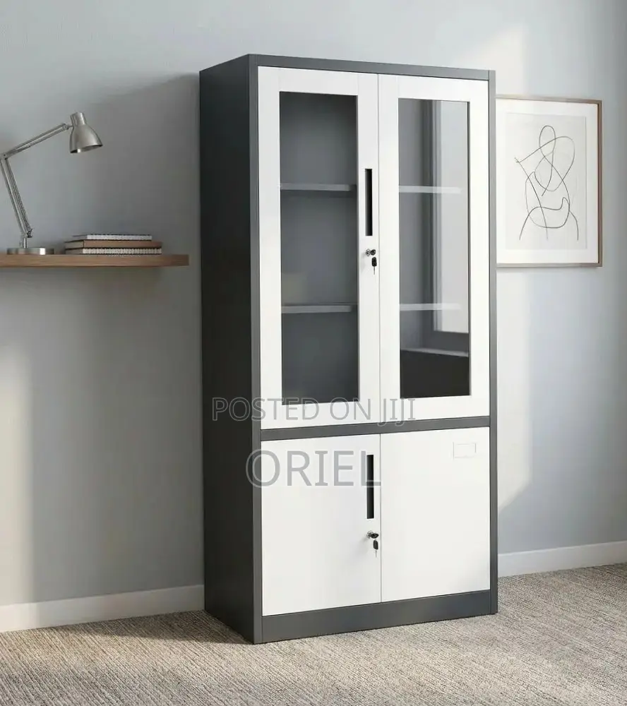 Office Cabinet : 2-Door Steel Cabinet