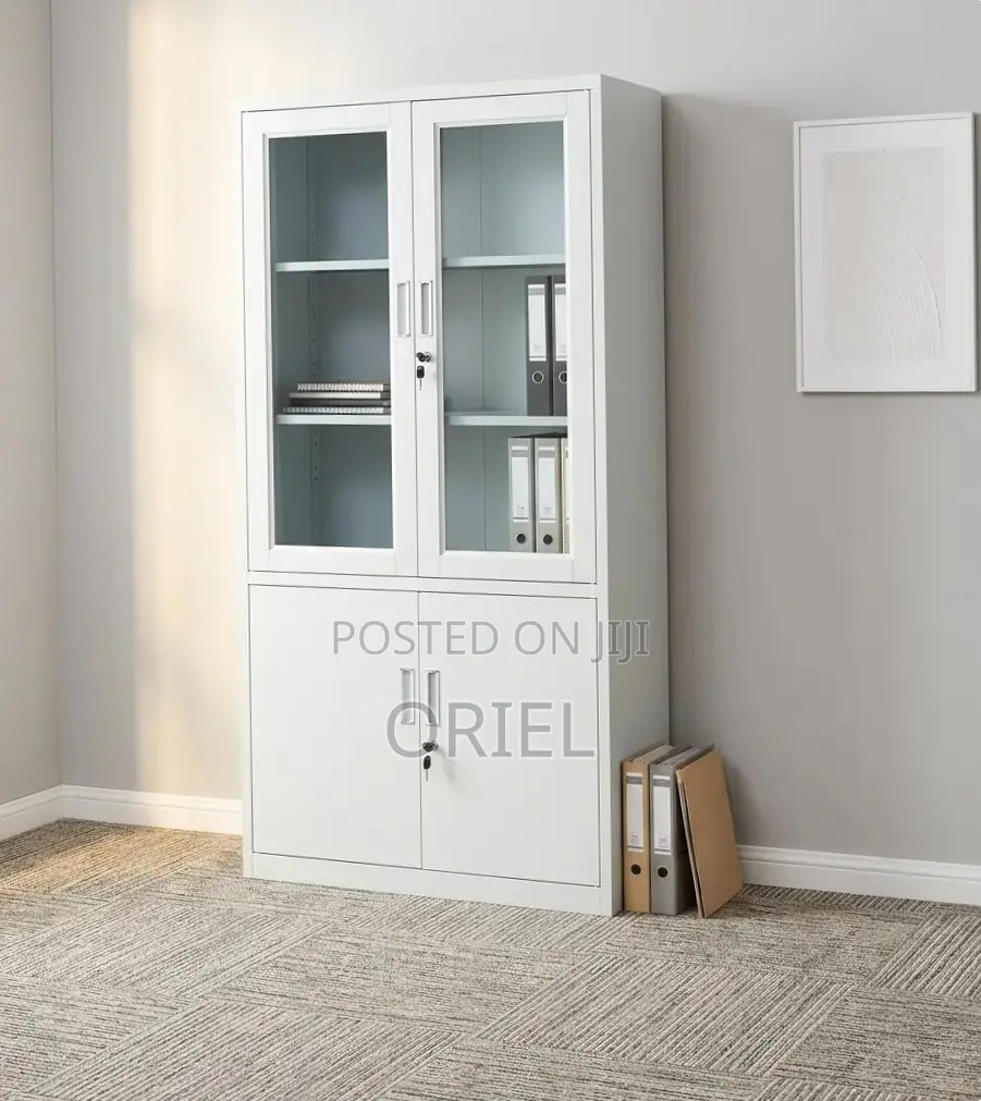 Office Cabinet : 2-Door Steel Cabinet