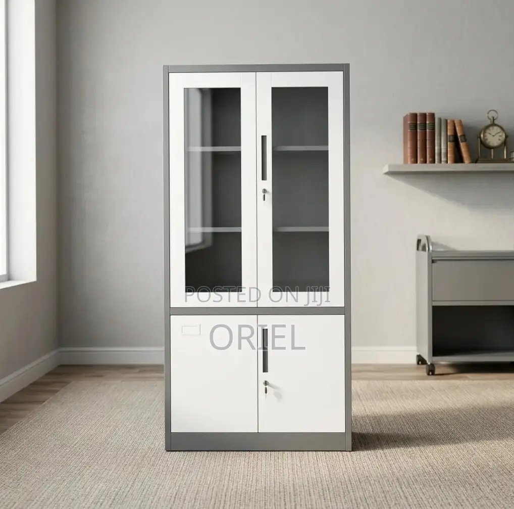 Office Cabinet : 2-Door Steel Cabinet