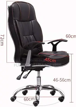 Office Chair; Executive Ergonomic Leather Office Seat