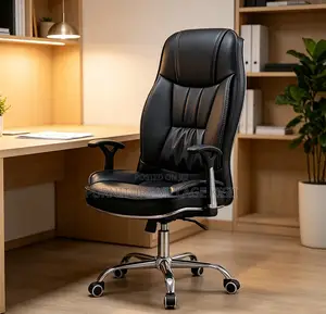 Office Chair; Executive Ergonomic Leather Office Seat