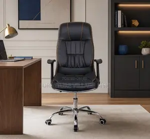 Office Chair; Executive Ergonomic Leather Office Seat