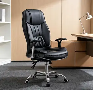 Office Chair; Executive Ergonomic Leather Office Seat