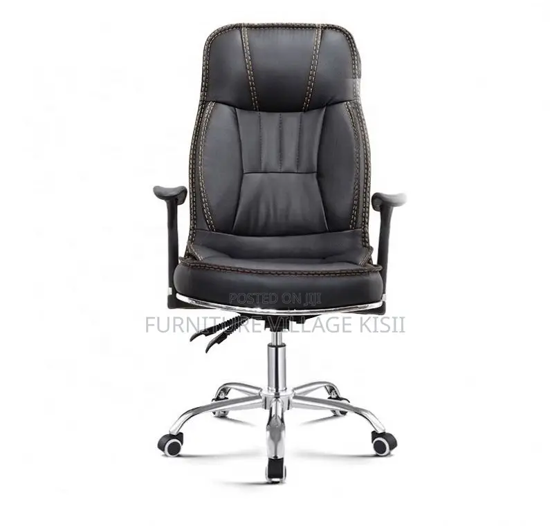 Office Chair; Executive Ergonomic Leather Office Seat