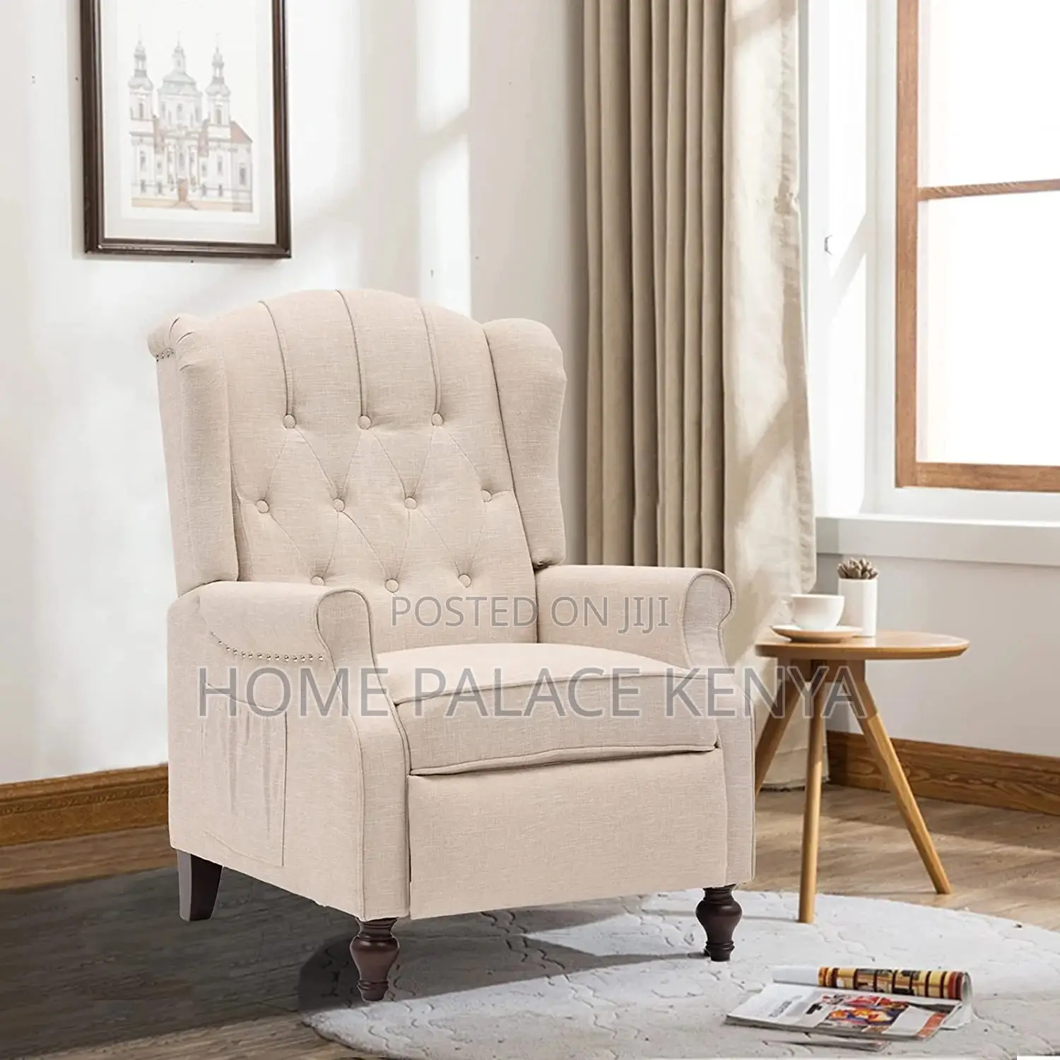 Arm Chair; Premium Upholstered Accent Chair for Modern Interiors