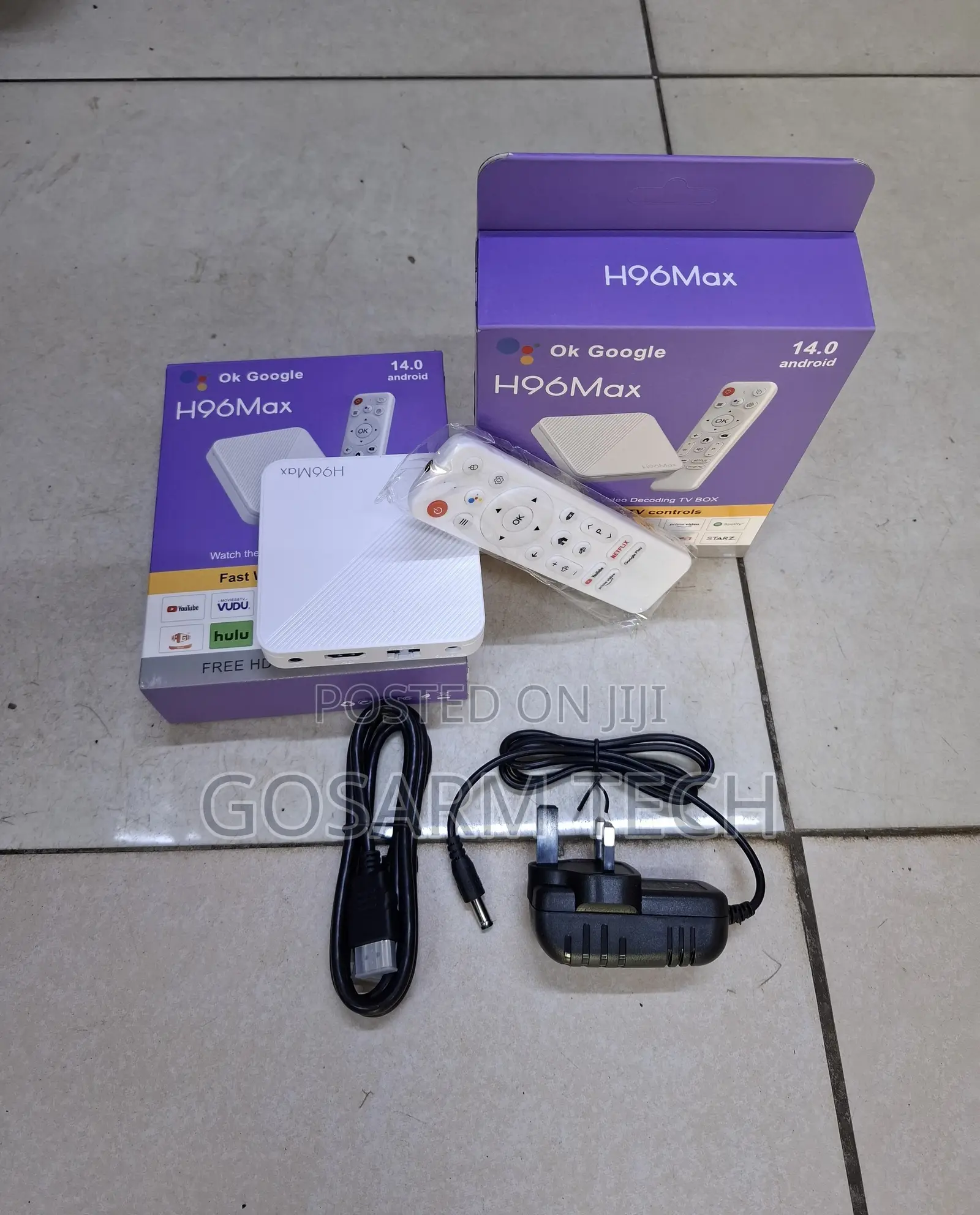 H96 Max Android 14 TV Box – 2gb Ram + 16gb Rom, Ultra Hd