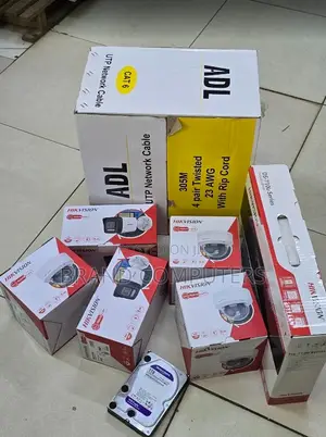 4 Channel Hikvision Smart Hybrid Ip Cameras CCTV Kit With Audio