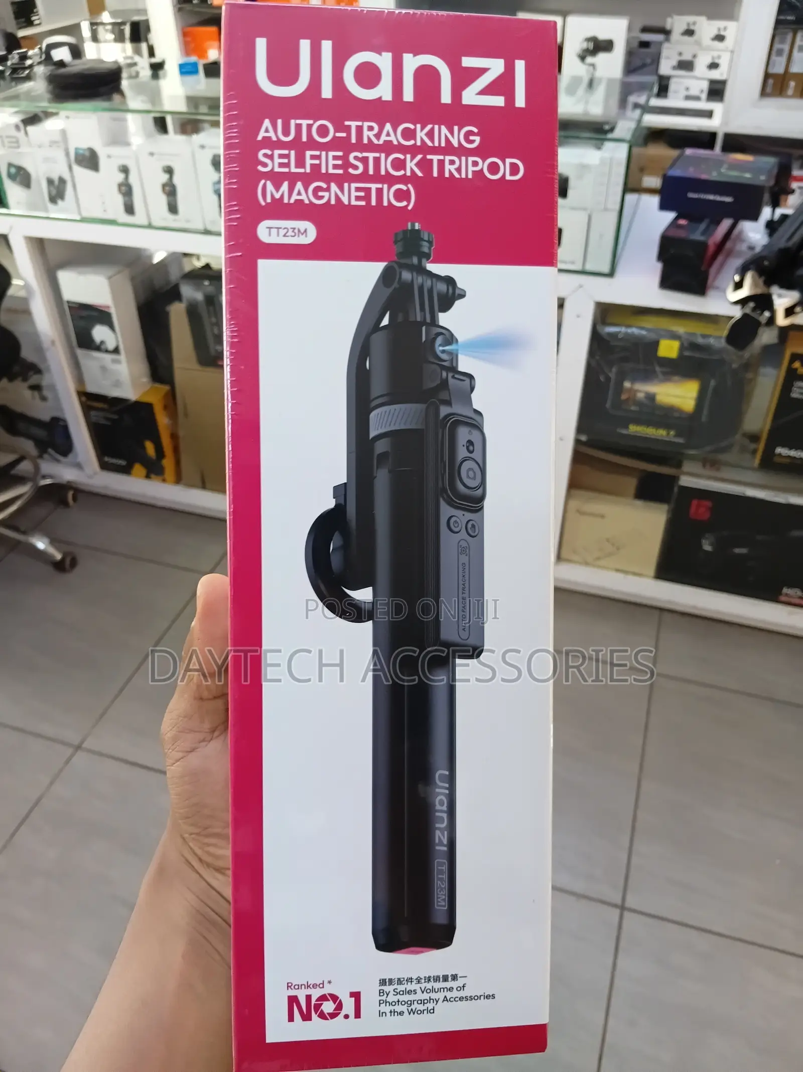 Ulanzi TT23 Auto Face Tracking Tripod and Selfie Stick