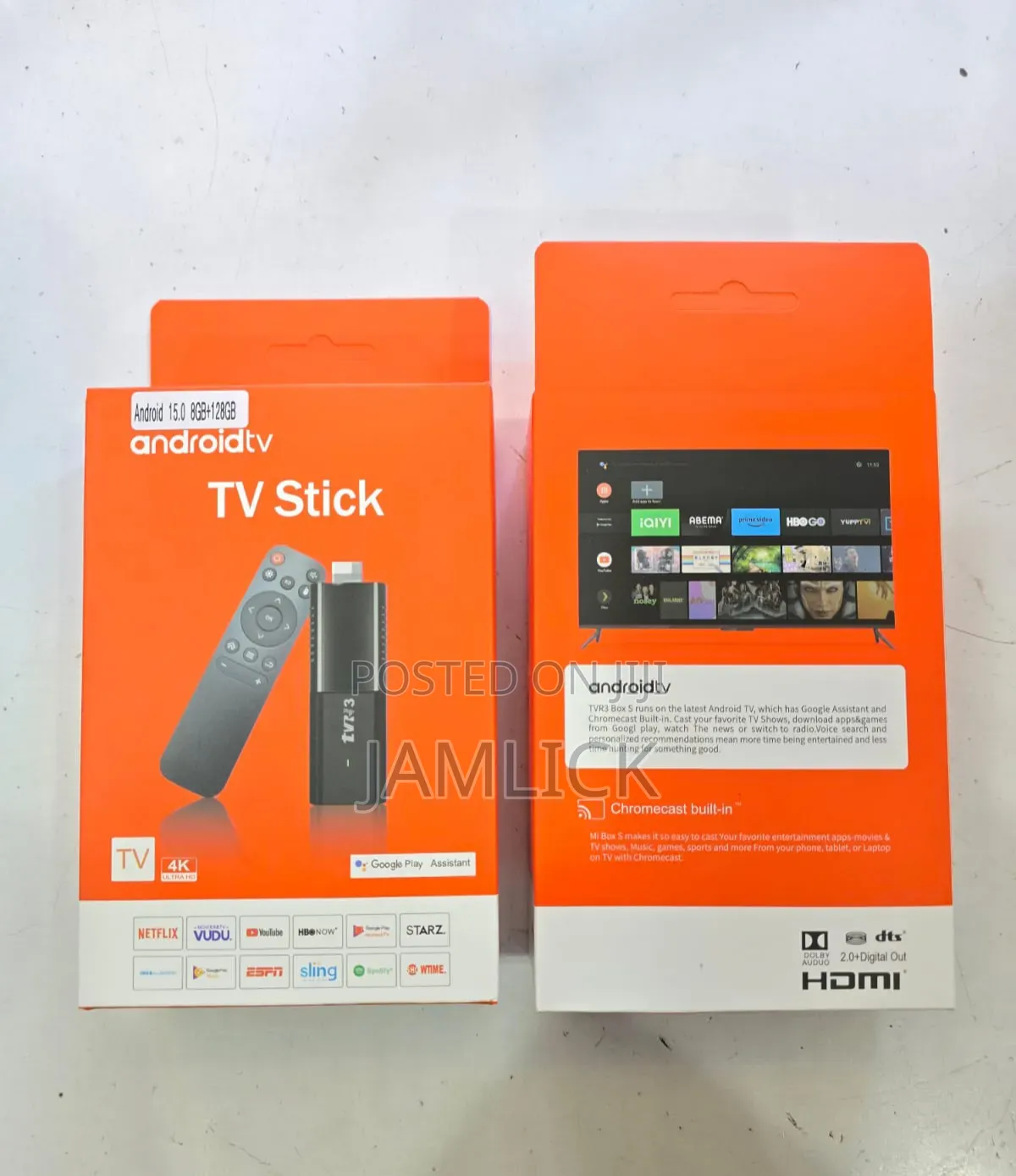 Tvr3 Android TV Firestick — 8gb + 128gb - Eg