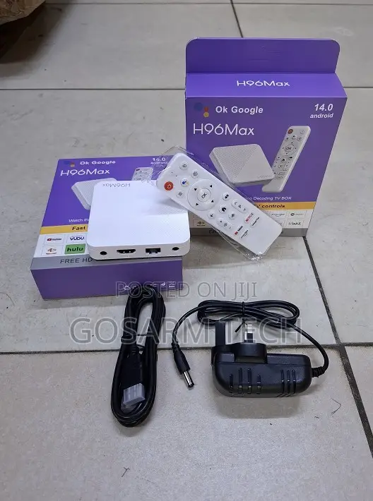 H96Max Android 14 TV Box – Ultra HD Streaming, 2GB RAM + 16GB ROM