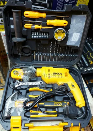 Electric Ingco Impact Drill Toolset